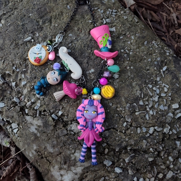Jewelry - 🌷💗Cheshire Cat💜Gurl🍇Necklace🐛⌚